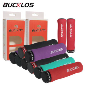 BUCKLOS MTB Handle Grip Mountain Bike Grip Handle Sponge Anti-slip Shock Absorption Bicycle Grips