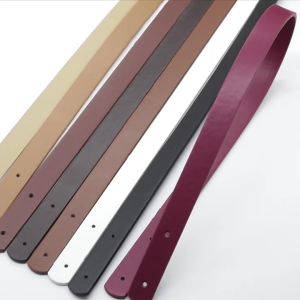 DIY Lady Purse Handcraft Bags Strap Handbag Belt Shoulder Strap with Holes Armpit Bag PU Strap Replacement Accessories