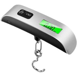 เครื่องชั่งดิจิตอลแบบแขวน เครื่องชั่งกระเป๋าพกพา 50KG เครื่องชั่งในครัวเรือน เครื่องชั่งแบบมือถือ ด้ามจับหนา เครื่องชั่งพกพา