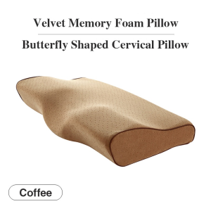 Memory Foam Cervical Neck Pillow Sleep Massager Pillow Neckrest Bedding Pillows Orthopedic Pillow for Neck Pain