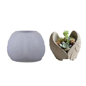 Multiuse Silicone Angel Wing Mould for Planters Storage Cups Resin Casting Artistics Texture Craft