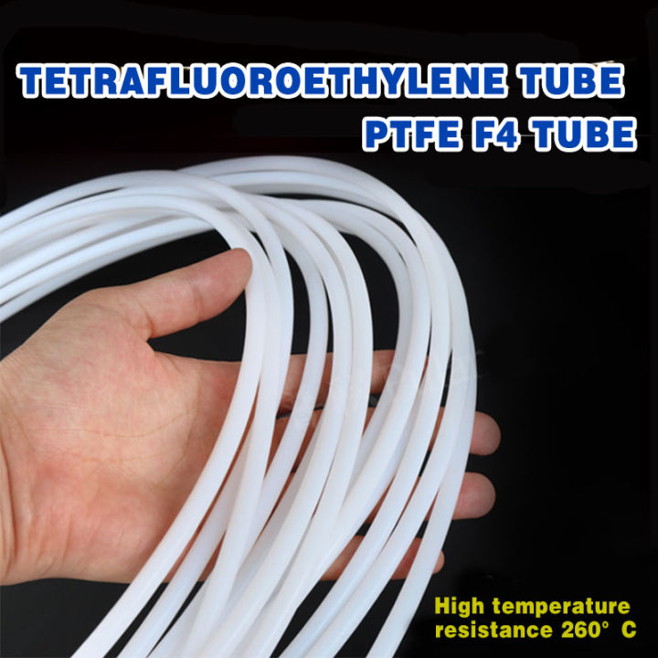 Teflon tube PTFE F4 tube, milky white, 0.520mm PTFE tube, high temperature resistance 260