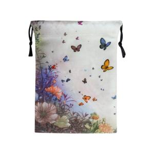 ไพ่ซอฟท์กระเป๋าหูรูดลูกเต๋ากระเป๋าเก็บของซองใส่ Rune สำหรับไพ่ทาโรต์และ Oracles ทนทาน