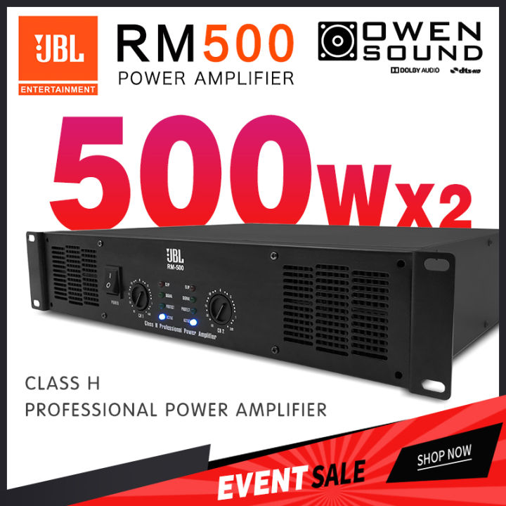 Jbl 500 watt sales amplifier