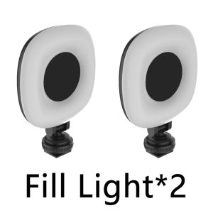 Tripod 360°Auto-Rotation AI Tracking Bluetooth Shooting Quadrapod Selfie Stick Stabilizer Optional Fill Light