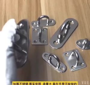 Móc hình chữ U bằng thép không gỉ Vòng nâng chịu lực gia đình Khóa cố định chắc chắn