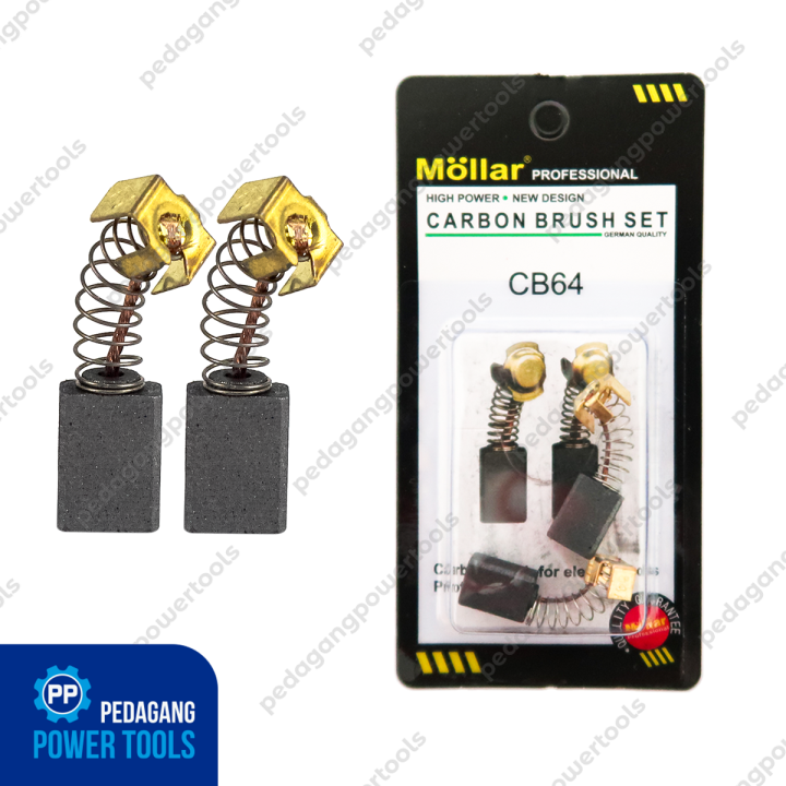 MOLLAR CB-64 CARBON BRUSH ARANG SPUL BOSTEL SEPUL KUL CB64 MESIN BOR