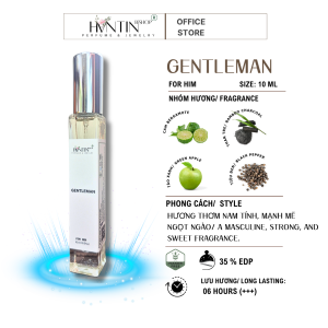 NƯỚC HOA NAM HANTINBSHOP GENTLEMAN - HƯƠNG THƠM NAM TÍNH NGỌT NGÀO