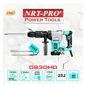 Mesin Bor Bobok Tembok Beton Aspal Jalan NRT-PRO 0830 HD Jack Hammer Demolition Drill 0830HD