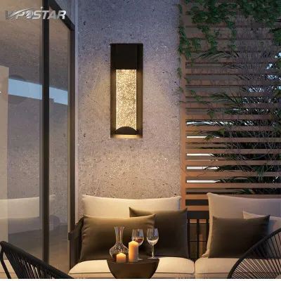 Outdoor Waterproof Wall Light European Luxury Crystal Bubble LED Wall Lamp for Porch Corridor Villa Hotel Exterior Wall Lamps