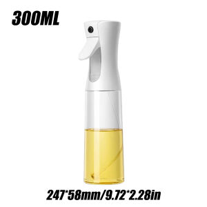 300ml Oil Spray for Kitchen Nebulizer Dispenser Spray Sprayer Airfryer BBQ Camping Olive Oil Diffuser Cooking