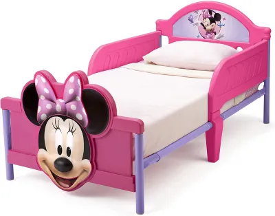 Disney Princess Frozen II or Minnie Mouse Delta Children Baby Shark 3D Footboard Toddler Kids Children Child Bed Frame. NO MATTRESS INCLUDED