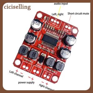 [ciciselling] DC 12V TPA3110 TPA3110D2 Digital Power Amplifier Module 2x15W Dual Channel Stereo DIY Speaker Amplifier Electronics Design PCB