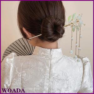 WOADA Cổ Điển Trung Quốc Tóc Dính Pins Cho Phụ Nữ Bướm Hoa Sao Tươi Làm Bằng Tay Kẹp Tóc Quyến Rũ Đồ Trang Sức Phụ Kiện Tóc Đồ Trang Trí