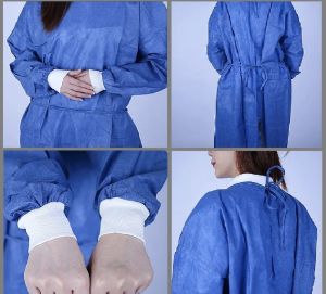 Disposable CPE Isolation Gown/ Level 1 Gown/ Level 3 Blue Gown/ comply with WHO & KKM specification - ready stock KLESD-CPE Gown (10pcs/bag)