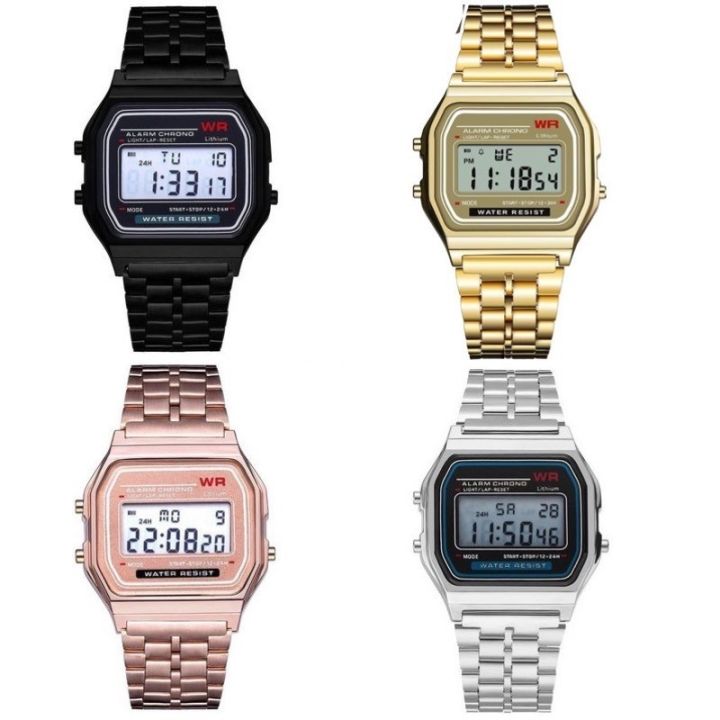 SUPER NO.1 Relo CASIO digital vintage rosegold rose gold silver