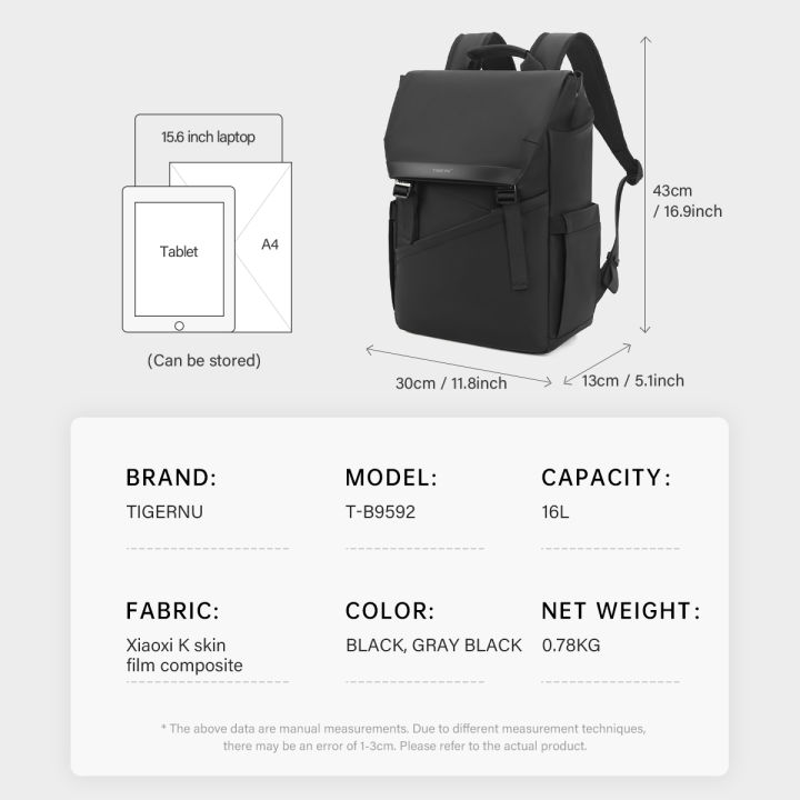 Tigernu%209592%20Lifetime%20Warranty%20Fashion%20Backpack%20Men%20Korean%20Style%20Laptop%20Backpack%20Waterproof%20Backpack%20Bags%20Male%20Business%20Backpacks%20Travel%20Bag%20-%20Image%204
