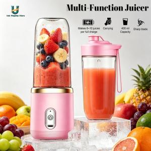 Rechargeable Ice Crush Cup with Sports Cup Small Travel Juicer Cups For Home Kitchen Food Processor [Ueb Flagship Store]