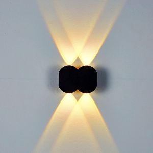 Outdoor Waterproof Wall Light Creative Design LED Wall Lamp Nordic Style Garden GateSuitable for Balcony Living Room Corridor Bedside Decoration Sconces Aluminum 85-265V