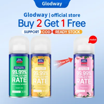 Glodway pewangi kereta Car Deodorant Spray 150ML Antibacterial Sterilization Deodorant Self-Spray Deodorant Sterilization Car Anti-Bacterial car spray Car Antibacterial Deodorant Pembasmi Bau Kereta Car Interior Deodorant Car Air Freshener