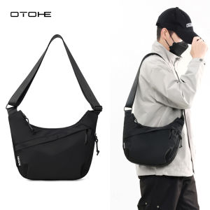 OTOHE Mens Chest Bag Shoulder Bag Large Capacity Shoulder Bag Wear-resistant Cross body Shoulder Pouch Purse Man Shoulder Bag Leisure Shoulder Bag