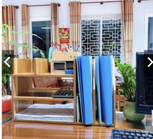 [Cao Cấp] KỆ ĐỂ HỒ SƠ VÀ TÀI LIỆU VĂN PHÒNG GIÁ XƯỞNG  Kệ Sách Để Bàn Làm Việc Gỗ Đa Năng Nội Thất Phòng Làm Việc Lắp Ráp Dễ Dàng