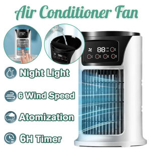 USB Portable Air Conditioner Fan Portable Air Cooler Fan Water Cooling Fan Air Cooler for Home Office Travel Indoor Outdoor Room Desktop
