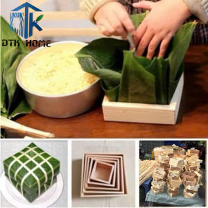 Bộ 6 Khuôn Bánh Chưng Vuông Gỗ Tự Nhiên 10-12-14-16-18-20cm