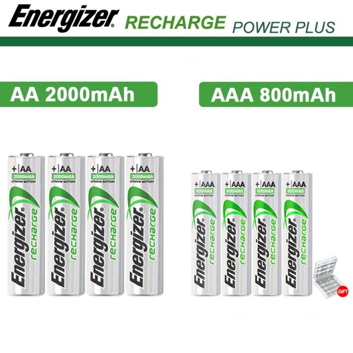 Energizer aa aaa rechargeable battery 1 2v ni mh nimh 2000mah 800mah 2