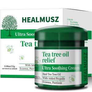 Tea Tree Oil Relief 100% Chinese Herbal Eczema Psoriasis Creams Dermatitis Anti-itch Ointment