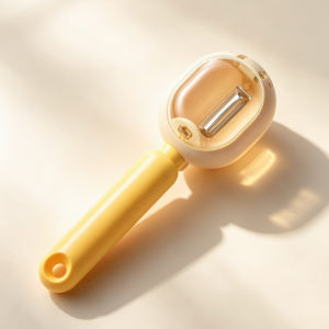 🍎 Colorful Storage Peeler with Container for Potatoes & Fruits Multifunction Peeling Blade Kitchen Gadget / Stainless Steel / Easy Cleaning / Ergonomic Handle / Rustproof / Compact Storage