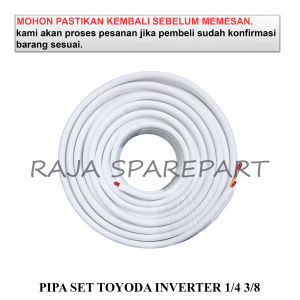 PSTI1438 PIPA AC TOYODA / PIPA AC INVERTER / PIPA SET TOYODA INVERTER 1/4 3/8 (HARGA ROLL=30 M)