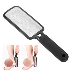 Pedicure Rasp Foot Care File Stainless Steel Sharpeners with Handle Dead Skin Remover Callus Tool