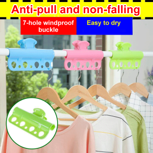 Plastic Porous Clamp Windbreaker Clip Multifunctional Wind Proof Drying Hangers