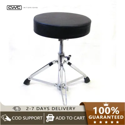 Heavy Duty Mavies Drum Throne suitable for any ages Adjustable Chrome Padded Stool Piano Drum