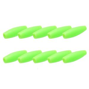 10Pcs Glowing Hollow Tube Fish Hook Accessories Squid Lure Hook Sleeve Night Fishing Tackle Fishing Hook Tubes