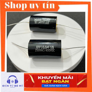 Tụ 10uf lọc trép cao cấp cản trung- trép phân tần loa âm thanh chuẩn.