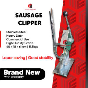 Clipping Machine Manual U-shape Sausage/Longganisa Clipper Maker Tigtening Machine No leakage