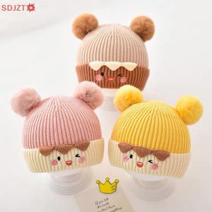 🚚【Local Express Delivery】🚚 Baby Bobble Hat Cap Kids Pom Pom Beanies Caps Infant Bonnet Accessories For Baby Girls Boys 1-3years