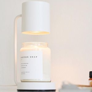 Korean dimming Candle Warmer Remote Control Round Stand Candlelights with bulb with timer