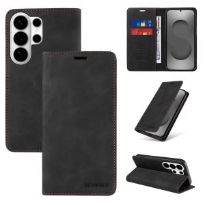 For Samsung Galaxy S26 S25 S24 S23 S22 S21 Plus / S26 S25 S24 S23 S22 S21 Ultra / S21 S20 S23 S24 S25 FE Phone Case Retro Magnetic Leather Wallet Soft TPU Card Slot Flip Cover Casing