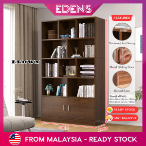 SKPLUS 60cm/80cm Large Capacity Bookshelf Storage Cabinet For Living Room And Bedroom Bookcase Display Shelf Kabinet Simpanan Rak - Fulfilled by SKPLUS