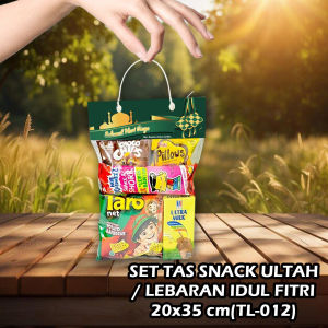 ISI 35 PCS COD Tas Snack Hari Raya 20x35cm(TL012) - Hampers Hari Raya Iedul Fitri Souvenir Idul Fitri Tas Kado / Hadiah Pesta ULTAH Tas Snack Ulang Tahun Murah Tas GoodieBag Tas Plastik Free Foto