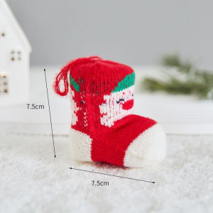 Christmas Decorations Snowman Boots Hanging Christmas Tree Ornaments Hanging Festive Atmosphere Scene Arrangement