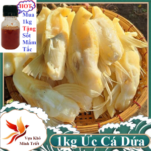 Ức Khô Cá Dứa Thơm Béo Tặng Kèm Sốt Mắm Tắc Chua Cay - VỰA KHÔ MINH TRIẾT