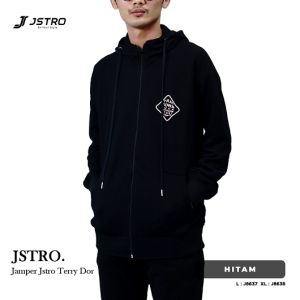 Jstro Jamper Terry Dor Hitam: Pakaian Olahraga Terbuat dari Terry