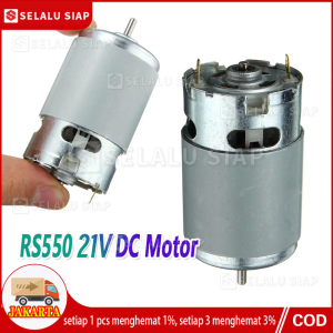 Dinamo DC RS555 dc 21v/ Motor Dinamo DC 21V rs 555 high torque Untuk Bor Listrik/Obeng High speed Pengganti Bor Baterai Cordless