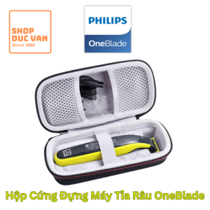 Hộp đựng máy tỉa râu Philips OneBlade Face QP2520 QP2530 có lớp lót nhung chống va đập tiện dụng mang du lịch [ Shop Đức Vân ]
