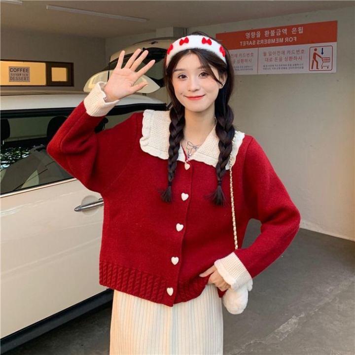 IMPORT HA-RI WOMAN KNIT SWEATER TOP KOREAN STYLE WINTER AUTUMN