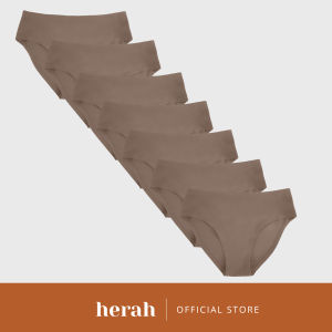 BUY 6 TAKE 1 Herah Seamless Hipster Panty for Petite to Plus Size - (XS to 5XL) Breathable Comfortable Nylon Spandex Panties with Cotton Gusset